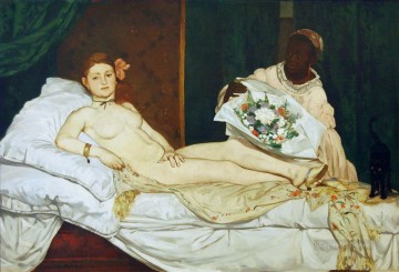  impresionismo Pintura Art%C3%ADstica - olympia desnuda Impresionismo Edouard Manet